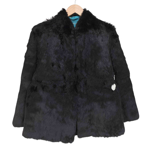 裏地総柄 チャイナボタン real fur jacket リアルファージャケット レディース