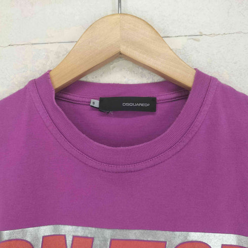 ディースクエアード DSQUARED2 NO TOP プリント 半袖 Tシャツ メンズ S