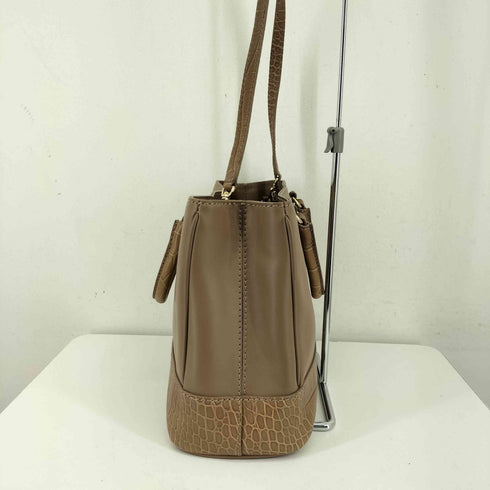 マックスマーラ MAX MARA クロコ型押し 2WAY ショルダーバッグ レディース