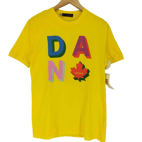 ディースクエアード DSQUARED2 DAN ロゴプリント 半袖 Tシャツ メンズ S
