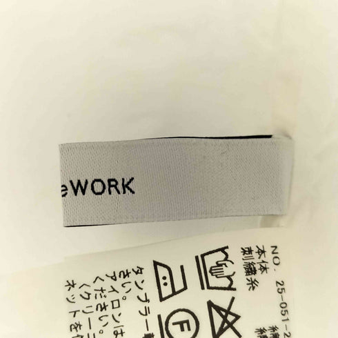 フレームワーク FRAMeWORK カットワークノースリブラウス レディース