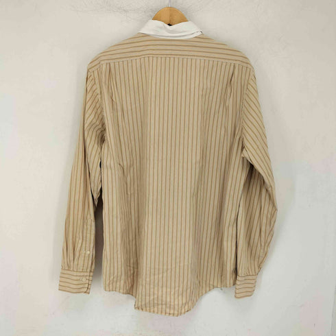 ポロバイラルフローレン Polo by RALPH LAUREN 丸襟 マルチストライプシャツ レディース import:L