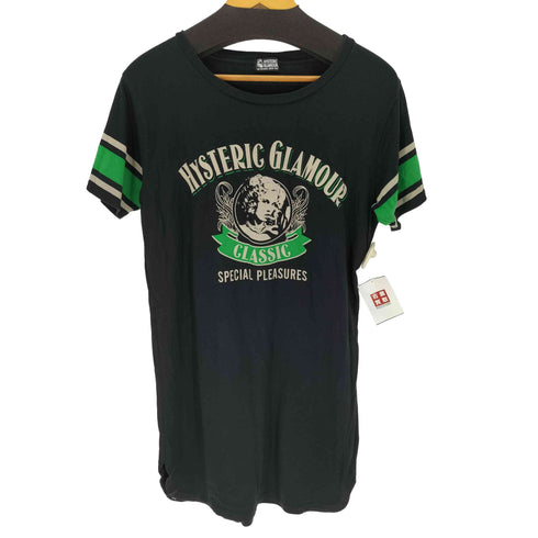 ヒステリックグラマー HYSTERIC GLAMOUR ヒスガールプリント Tシャツワンピース レディース FREE