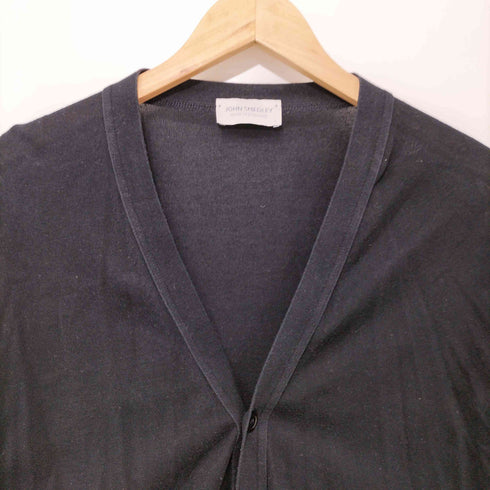 ジョンスメドレー JOHN SMEDLEY 英国製 コットン カーディガン メンズ import:L