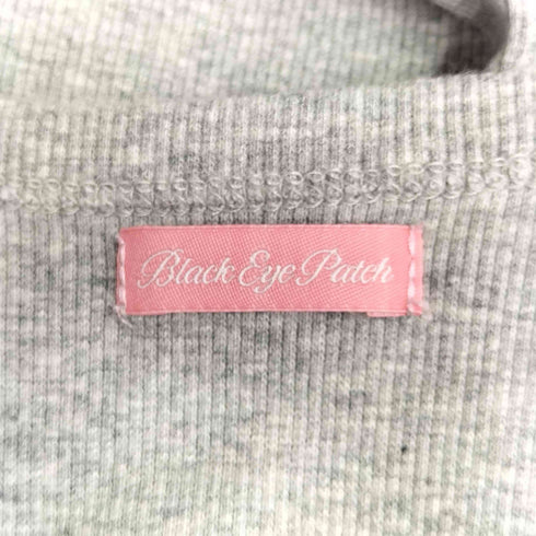 ブラックアイパッチ Black Eye Patch ロゴデザイン クロップド タンクトップ レディース import:S