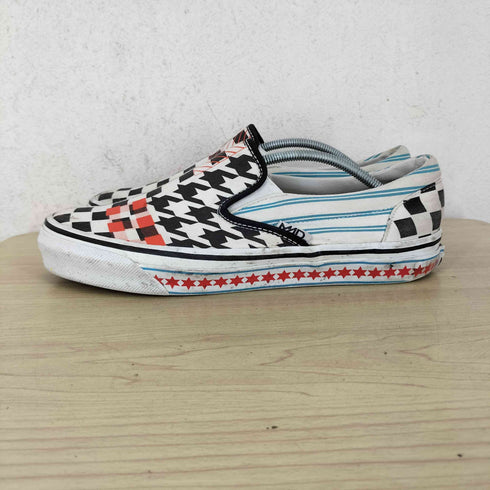 MADFOOT マッドフット チェッカーフラッグ スリッポン メンズ US 10