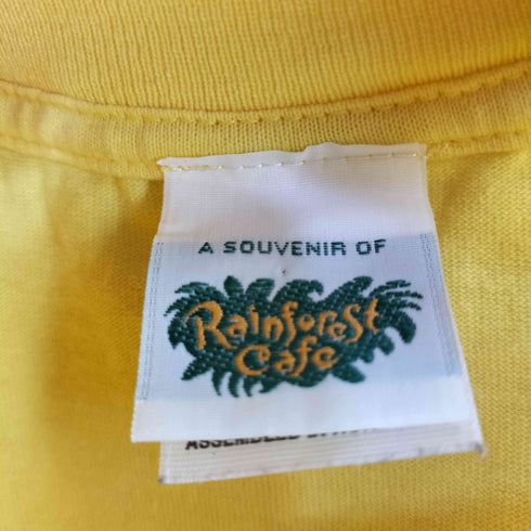 USA製 ヤシの木 刺繍 クルーネックTシャツ メンズ import:L