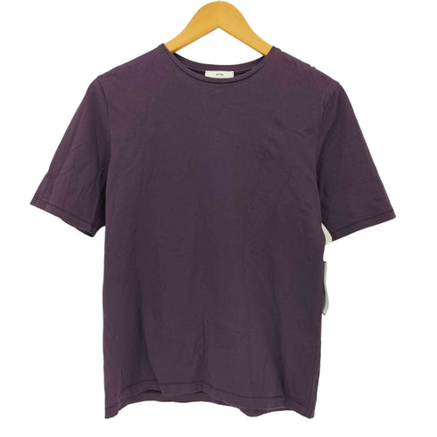 エイトン ATON コットンクルーネックTシャツ レディース