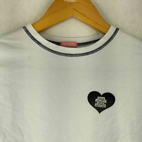 ブラックアイパッチ Black Eye Patch ロゴ ステッチデザイン 長袖 カットソー レディース import:S