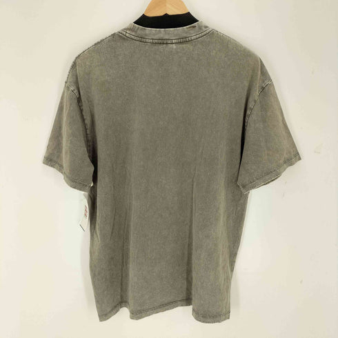 ANTIMID アンチミッド トライバルロゴ プリント スタッズ 半袖 Tシャツ メンズ M