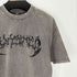 ANTIMID アンチミッド トライバルロゴ プリント スタッズ 半袖 Tシャツ メンズ M