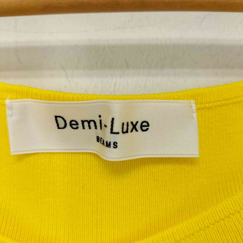 デミルクスビームス Demi-Luxe BEAMS コットン ニット キャミソール レディース
