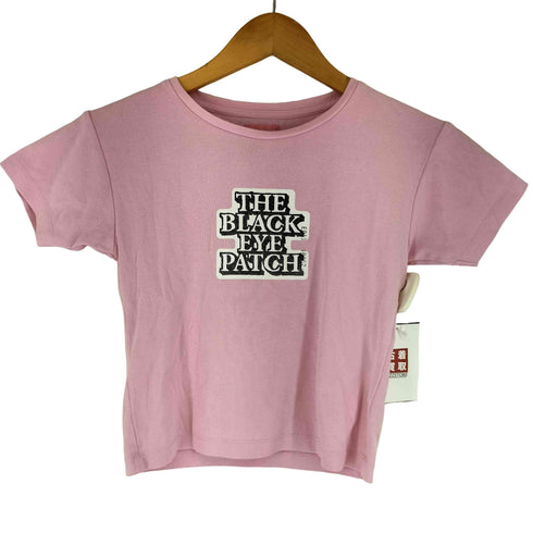 ブラックアイパッチ Black Eye Patch ロゴデザイン 半袖 Tシャツ レディース import:S
