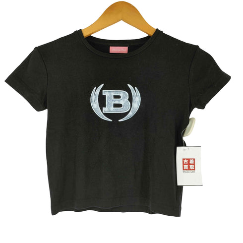 ブラックアイパッチ Black Eye Patch ロゴデザイン 半袖 Tシャツ レディース import:S
