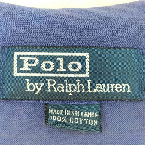 ポロバイラルフローレン Polo by RALPH LAUREN 90S コットン オープンカラー サマーニット シャツ メンズ XL