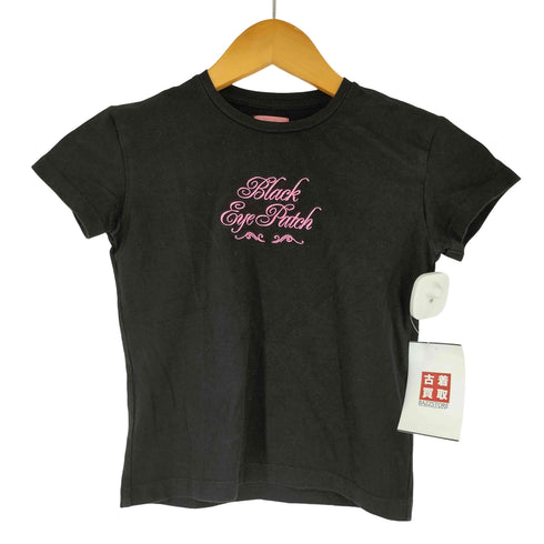 ブラックアイパッチ Black Eye Patch ロゴ刺繍 半袖 Tシャツ レディース import:S