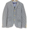 ジュンヤワタナベコムデギャルソン JUNYA WATANABE COMME des GARCONS AD2013 14SS ストライプ 3ボタン テーラードジャケット メンズ XS