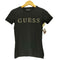 ゲス GUESS ラインストーン フロント ロゴ S/S Tシャツ Y2K レディース import:S