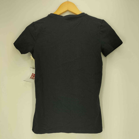 ゲス GUESS ラインストーン フロント ロゴ S/S Tシャツ Y2K レディース import:S