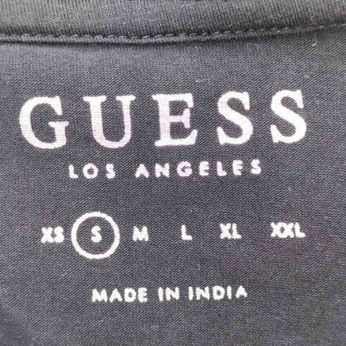 ゲス GUESS ラインストーン フロント ロゴ S/S Tシャツ Y2K レディース import:S