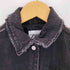 ザラ ZARA フリンジ ウール 異素材切替 デニムジャケット レディース import:XS