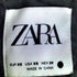 ザラ ZARA フリンジ ウール 異素材切替 デニムジャケット レディース import:XS