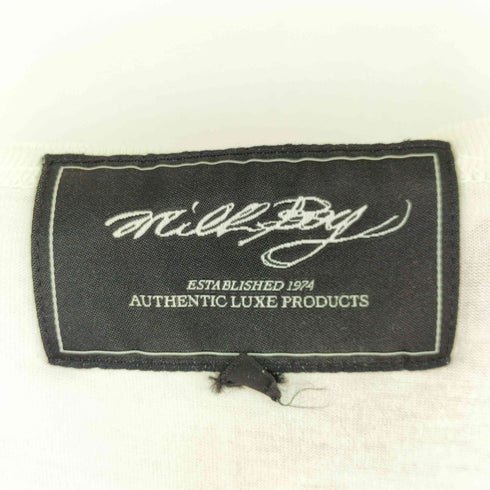 ミルクボーイ MILKBOY フロントプリント 半袖 Tシャツ メンズ JPN:M