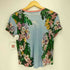 デシグアル Desigual 総柄 鳥 プリント クロップド S/S Tシャツ レディース import:S