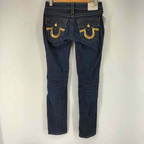トゥルーレリジョン TRUE RELIGION MADE IN USA ローライズ スキニーデニムパンツ レディース US:23