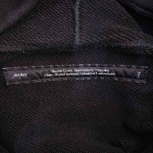 セブンユリウス _7 JULIUS 24AW Rift Graphic Hoogie リフト グラフィック フーディ メンズ 1