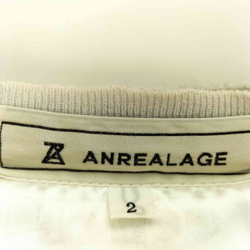 アンリアレイジ ANREALAGE モーション プリント S/S 半袖 Tシャツ メンズ JPN:2
