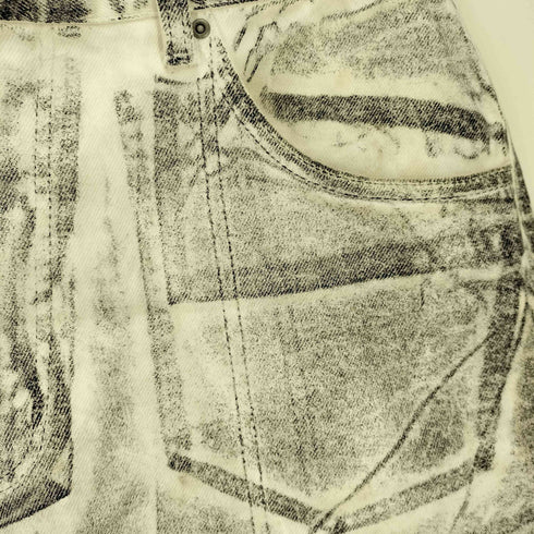 アトモス atmos Foil Print Denim Shorts フォイル プリント デニム ショーツ メンズ JPN:XL