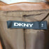 ダナキャランニューヨーク DKNY lamb leather 羊革 ラムレザー 1ボタン テーラードジャケット レディース 2