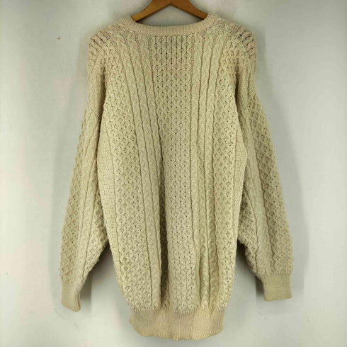 GAELTARRA アイルランド製 フィッシャーマンセーター アランニット メンズ import:L