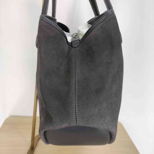 ジョルジオアルマーニ Giorgio Armani スエード レザー ポーチ付き トートバッグ レディース