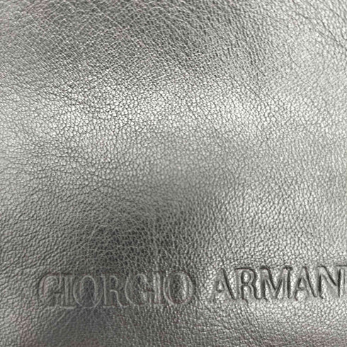 ジョルジオアルマーニ Giorgio Armani スエード レザー ポーチ付き トートバッグ レディース