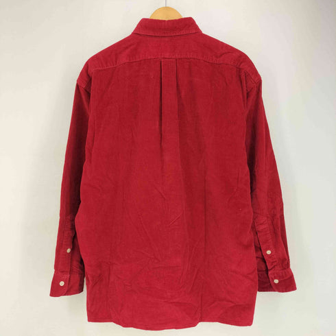 ラルフローレン RALPH LAUREN BLAIRE ポロベア刺繍 コーデュロイ 長袖ボタンダウンシャツ メンズ import:M