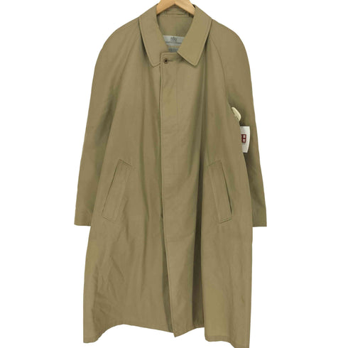 アクアスキュータム AQUASCUTUM MADE IN ENGLAND 比翼 ステンカラーコート メンズ