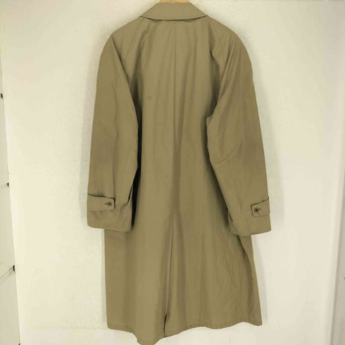 アクアスキュータム AQUASCUTUM MADE IN ENGLAND 比翼 ステンカラーコート メンズ