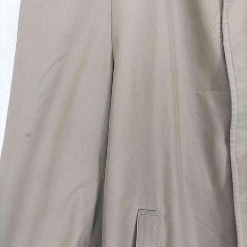 アクアスキュータム AQUASCUTUM MADE IN ENGLAND 比翼 ステンカラーコート メンズ