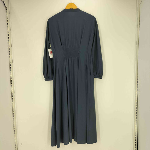 ユナイテッドアローズグリーンレーベルリラクシング UNITED ARROWS green label relaxing デシン スキッパー フィットフレア ワンピース レディース FREE