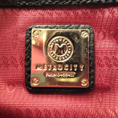 METROCITY メトロシティ シボ革 2WAY ショルダーバッグ import レディース