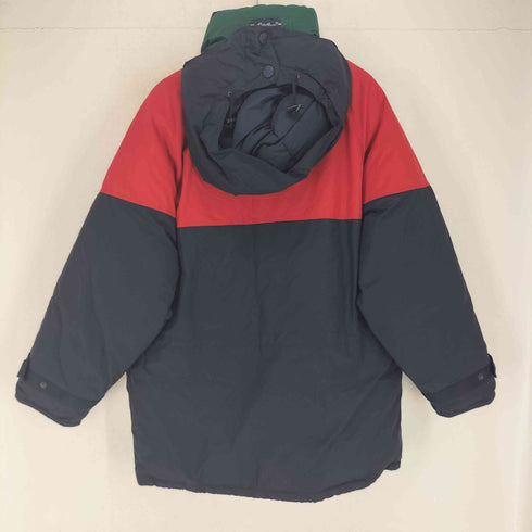エディーバウアー Eddie Bauer 90-00S 白タグ マルチカラー ダウンジャケット メンズ S