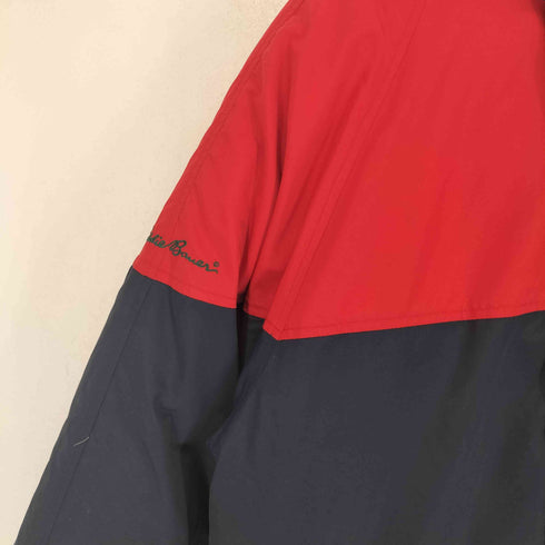 エディーバウアー Eddie Bauer 90-00S 白タグ マルチカラー ダウンジャケット メンズ S