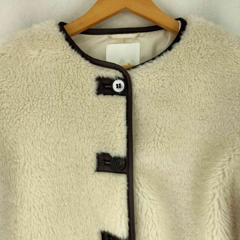 エイチアンドエム H&M パイピング ボア ジャケット レディース import:S