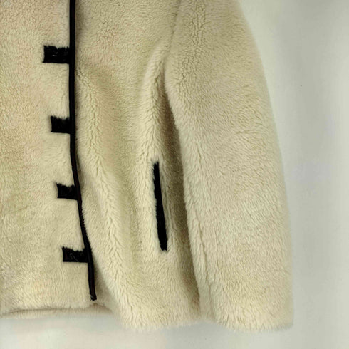 エイチアンドエム H&M パイピング ボア ジャケット レディース import:S