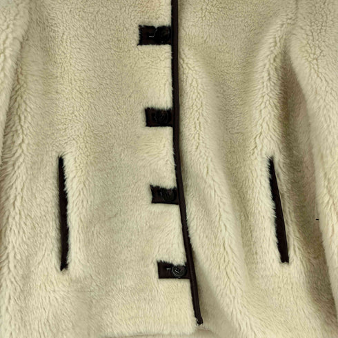 エイチアンドエム H&M パイピング ボア ジャケット レディース import:S