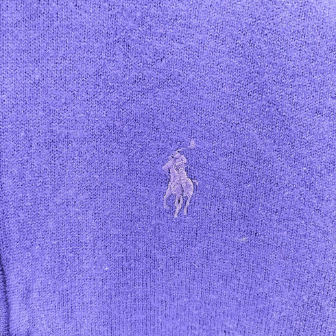 ラルフローレンゴルフ RALPH LAUREN GOLF ポニー刺繍 ハーフジップ ニットセーター レディース M