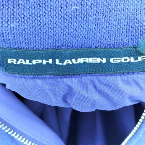 ラルフローレンゴルフ RALPH LAUREN GOLF ポニー刺繍 ハーフジップ ニットセーター レディース M