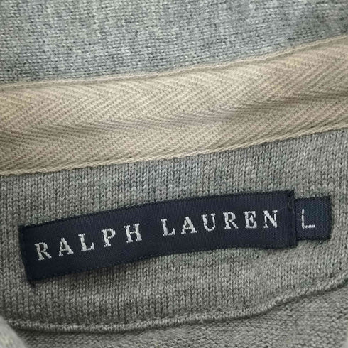 ラルフローレン RALPH LAUREN クレスト刺繍 長袖 ポロシャツ レディース L